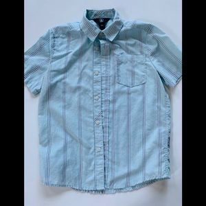 Volcom boys blue collared T-shirt